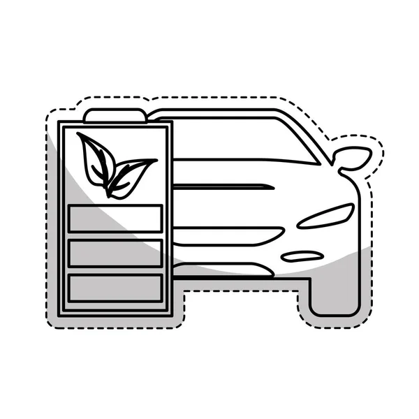 Eco-vriendelijke auto-ontwerp — Stockvector