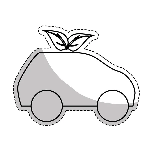 Diseño ecológico del coche — Vector de stock