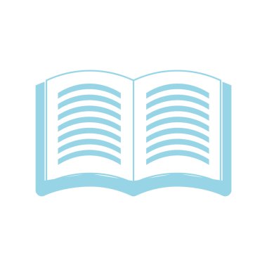 İzole kitap simgesi