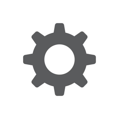 İzole dişli sembolü