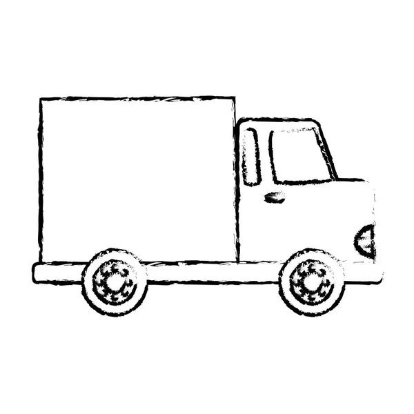 Livraison par camion — Image vectorielle