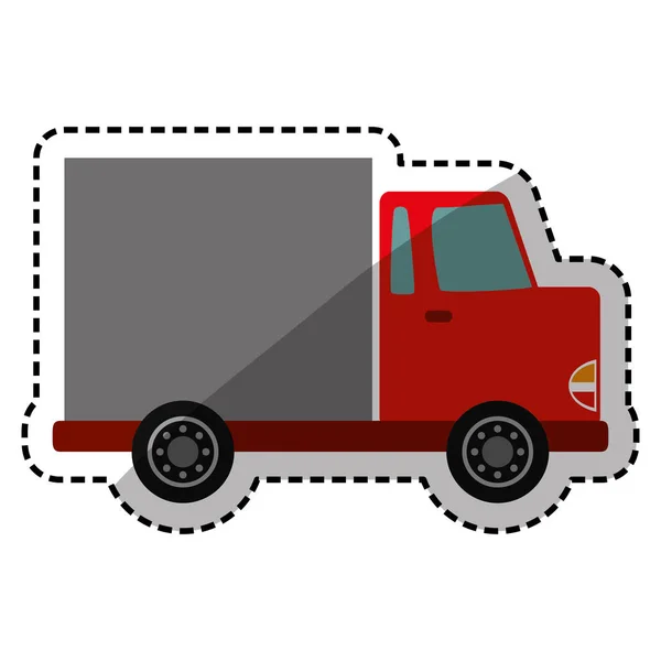 卡车运输交货 — 图库矢量图片