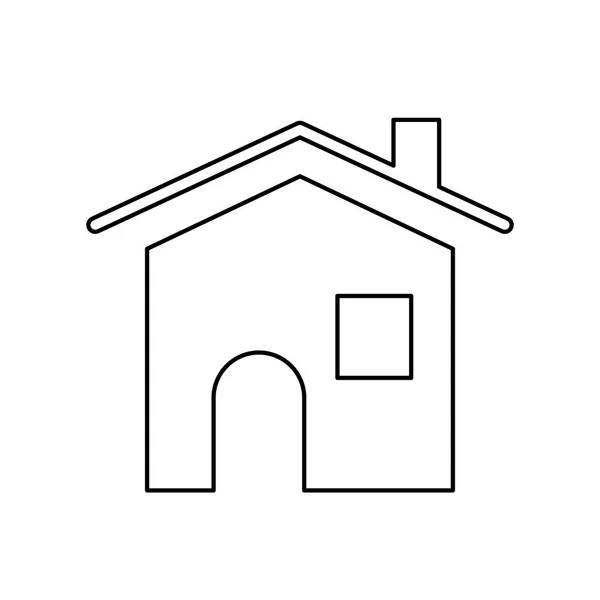 House real estate symbol — Stock Vector