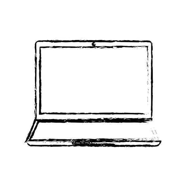 Laptop computertechnologie — Stockvector