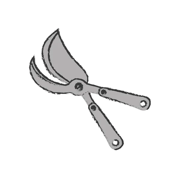 Trädgårdsskötsel verktyg utrustning — Stock vektor