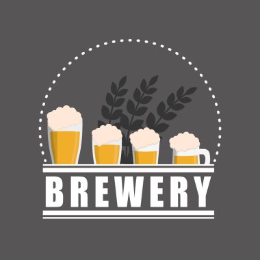 bira bira gözlük etiket gri arka plan