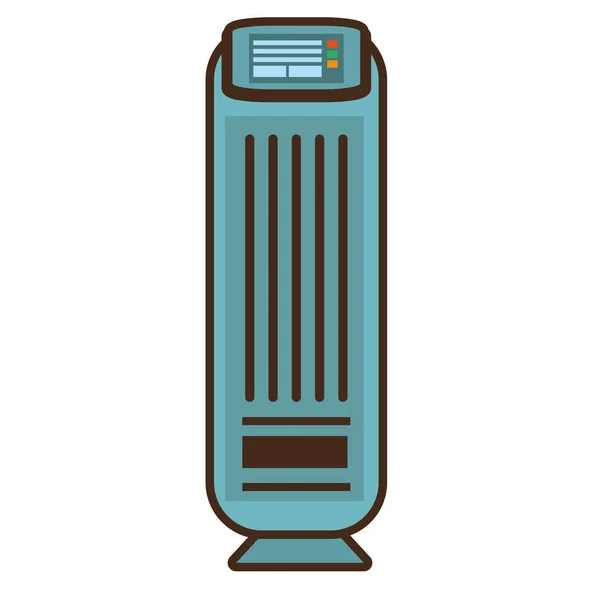 Cartoon torre ventilador quarto eletrodoméstico — Vetor de Stock