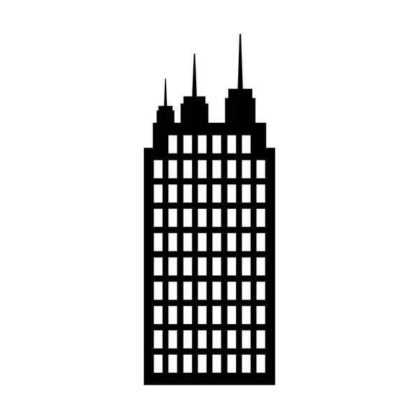 Torre de ciudad urbana — Vector de stock