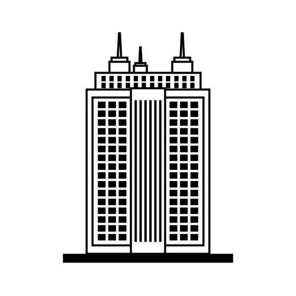 Torre urbana da cidade — Vetor de Stock