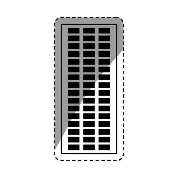 Torre de ciudad urbana — Vector de stock