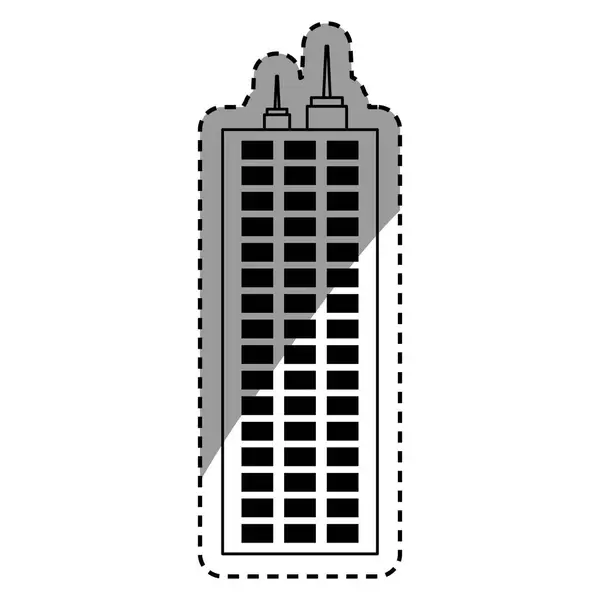 Torre de ciudad urbana — Archivo Imágenes Vectoriales