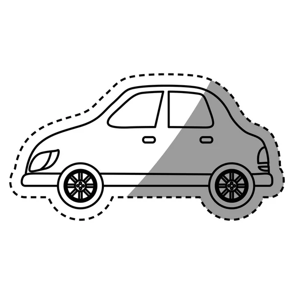 Symbole de voiture isolé — Image vectorielle