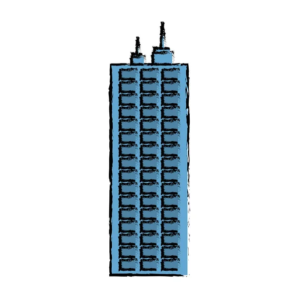 Torre urbana da cidade —  Vetores de Stock