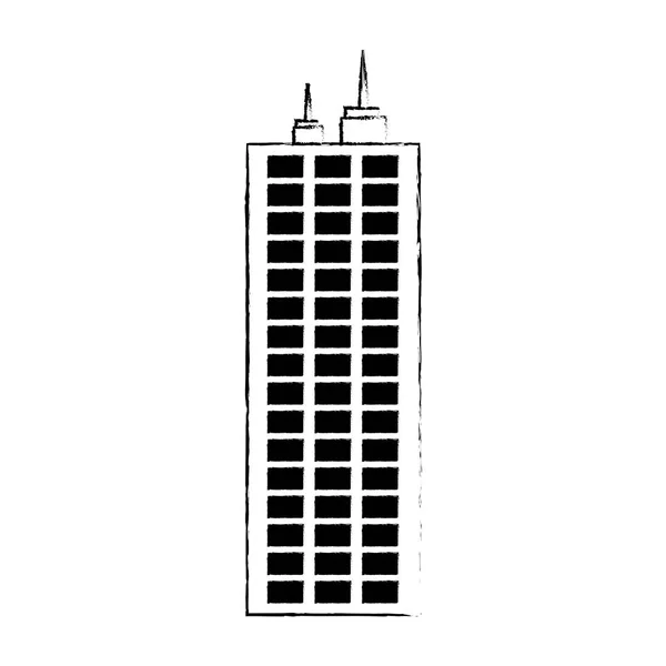 Stedelijke stad toren — Stockvector