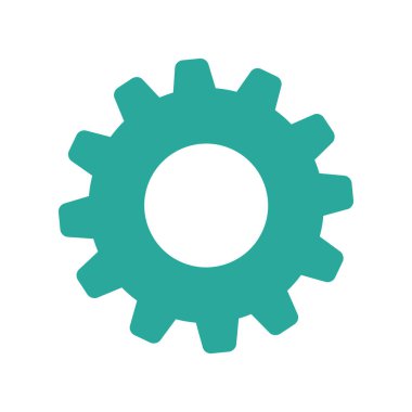 İzole dişli sembolü