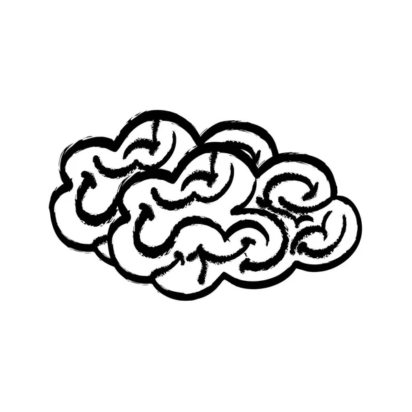 Human brain mind — Stock Vector