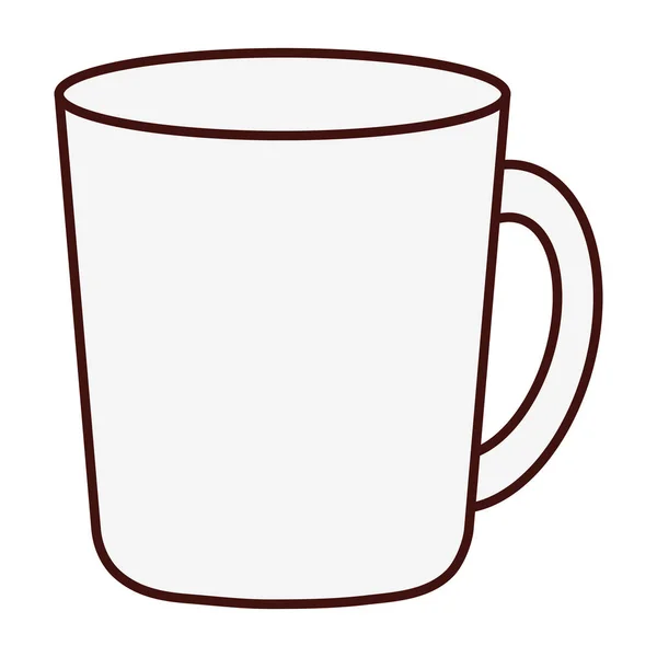 Symbolbild für Tasse oder Becher — Stockvektor