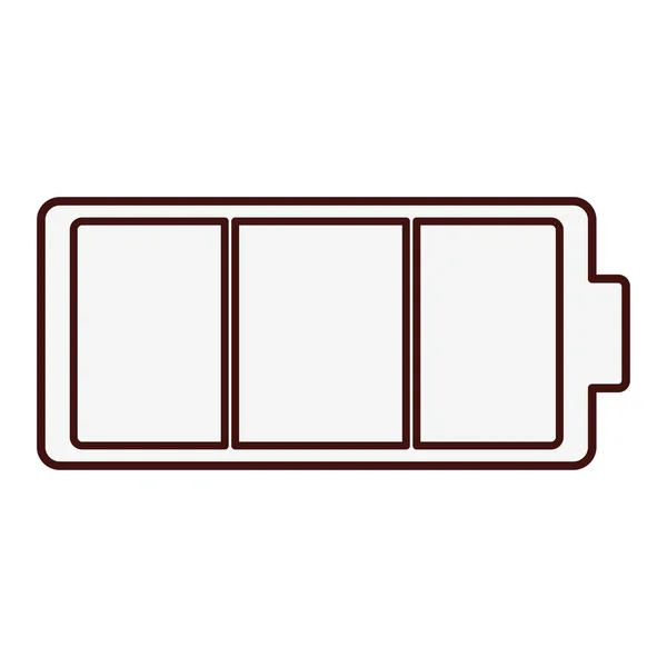 Imagem ícone de representação da bateria — Vetor de Stock