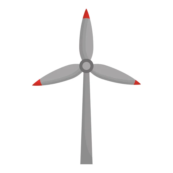 Wind turbine pictogramafbeelding — Stockvector