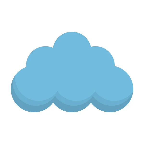 Одно изображение значка облака — стоковый вектор