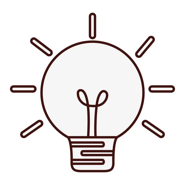 Vanlig glödlampa ikonbild — Stock vektor