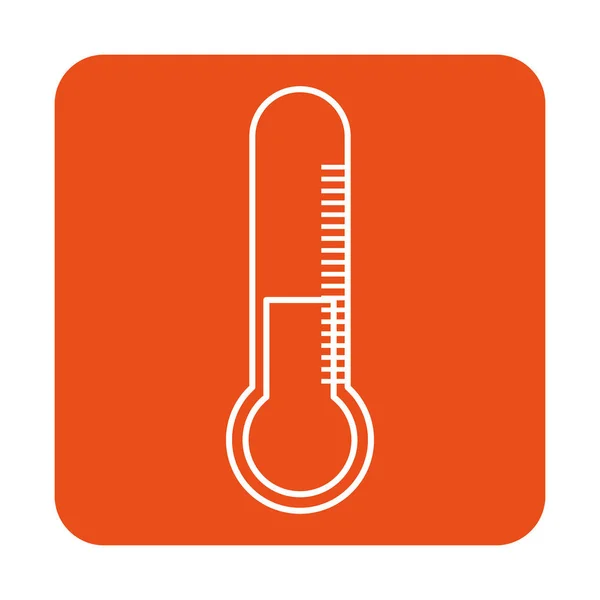Imagen del icono del termómetro analógico — Archivo Imágenes Vectoriales