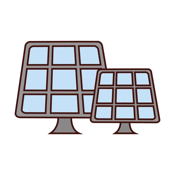 Imagem do ícone do painel solar — Vetor de Stock