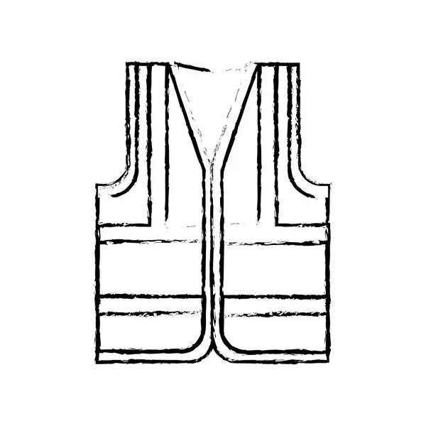 Chaleco industrial desgaste — Archivo Imágenes Vectoriales