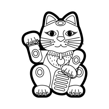 Maneki neko şanslı kedi