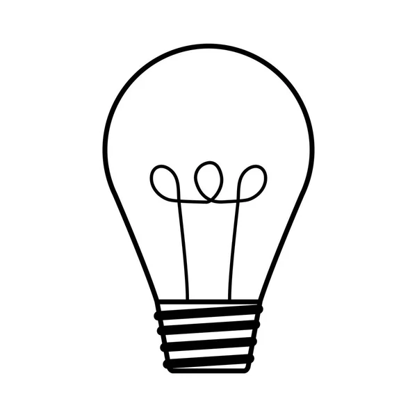 Glühbirne große Idee — Stockvektor