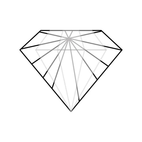 Luxusmode mit Diamanten — Stockvektor