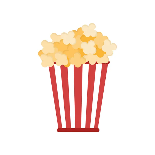 Geïsoleerde popcorn snack — Stockvector