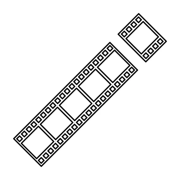 Film rulle utrustning — Stock vektor