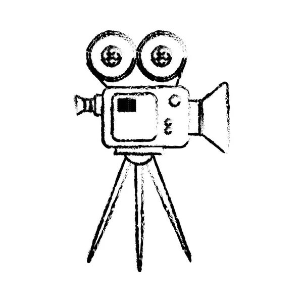 Cinema camcorder equipment — Stock Vector