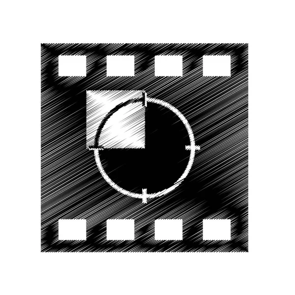 Movie roll equipment — Stock Vector