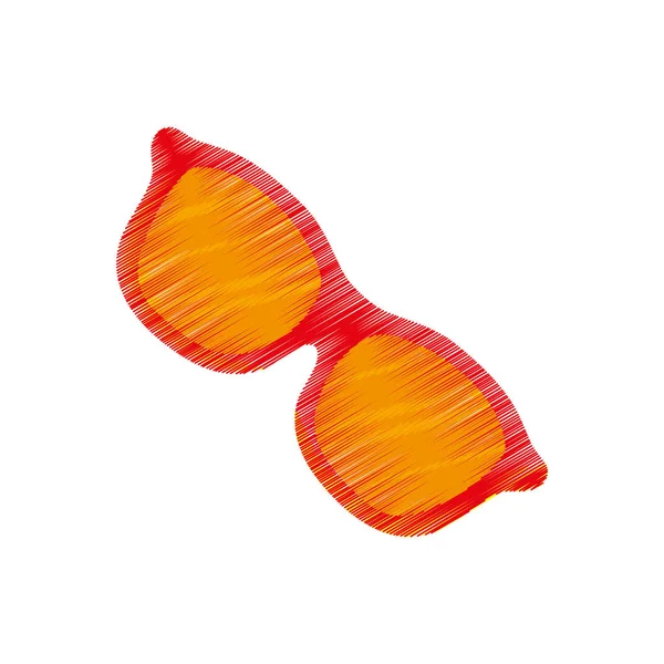 Letní sluneční brýle — Stockový vektor