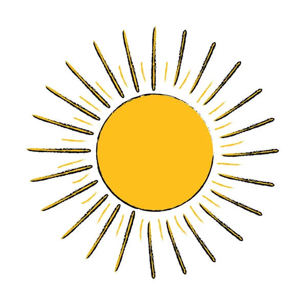 Zon burst licht — Stockvector