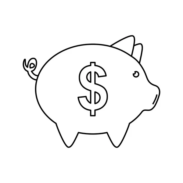 Сбережения свиньи — стоковый вектор