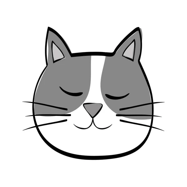 Cute cat cartoon — Stock Vector