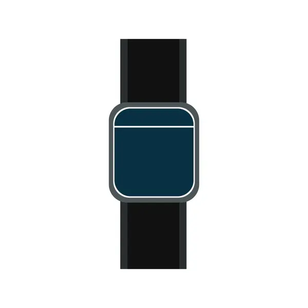 Tecnología usable reloj inteligente — Vector de stock