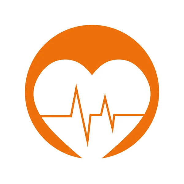 心率脉搏监测健康 — 图库矢量图片