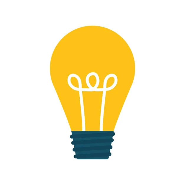 電球の大きなアイデア — ストックベクタ