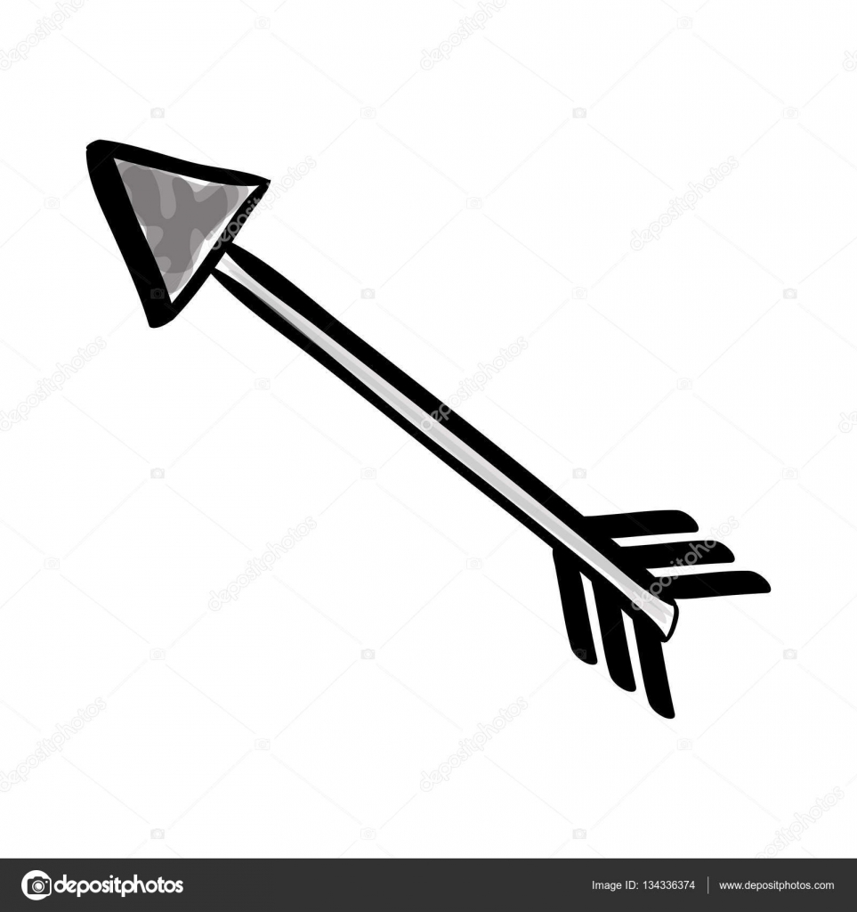 Nieuw Isolated bow arrow — Stock Vector © djv #134336374 OB-52