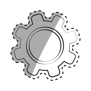 İzole dişli çizmek