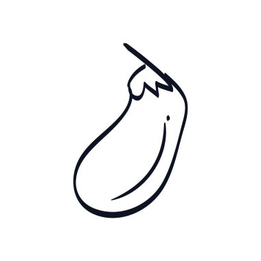 Taze patlıcan sebzesi