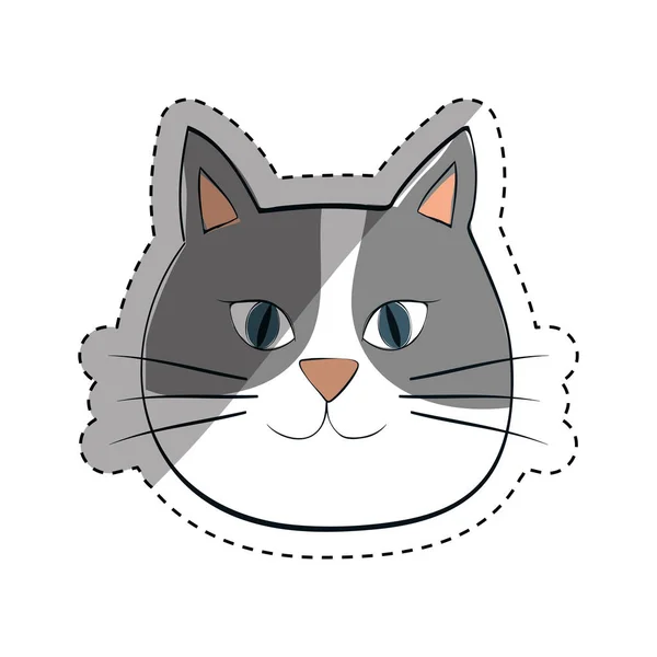 Dessin animé mignon chat — Image vectorielle