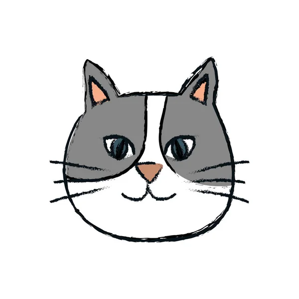 Dessin animé mignon chat — Image vectorielle