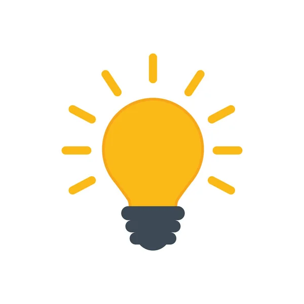 Bulb or big idea symbol — Stock Vector