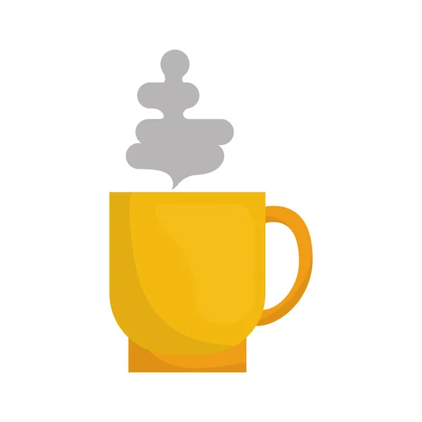 Delicioso taza de café — Vector de stock