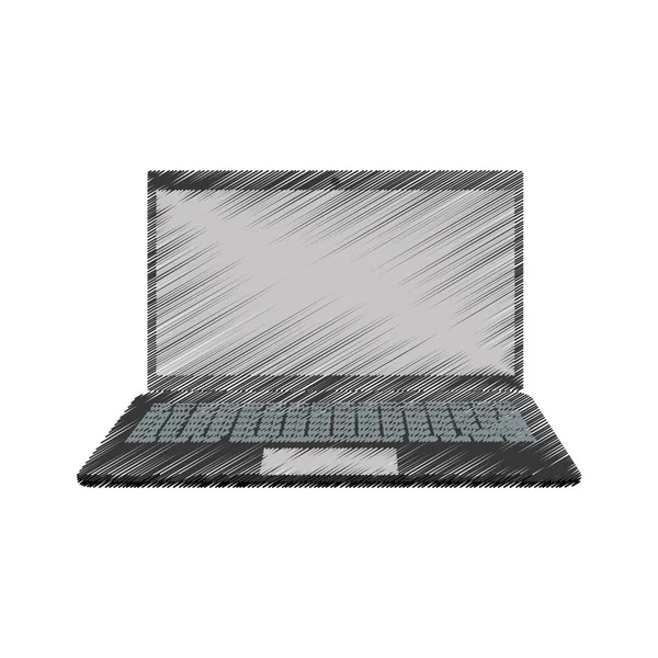 Computadora portátil Tecnología — Vector de stock